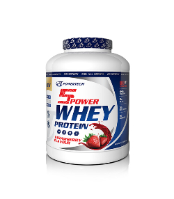 5 Power Çilek Aromalı 80 Servis Whey Protein 2400 gr