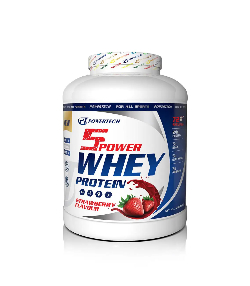 5Power Çilek Aromalı 72 Servis Whey Protein 2160 Gr