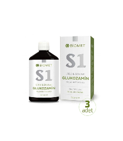 Biqmet S1 Likid Ve Bitkisel Glukozamin - Sıvı Glucosamine X 3 Adet