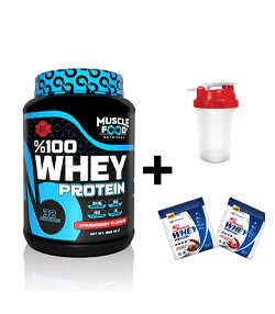 Çilek Aromalı Whey Protein 960 gr